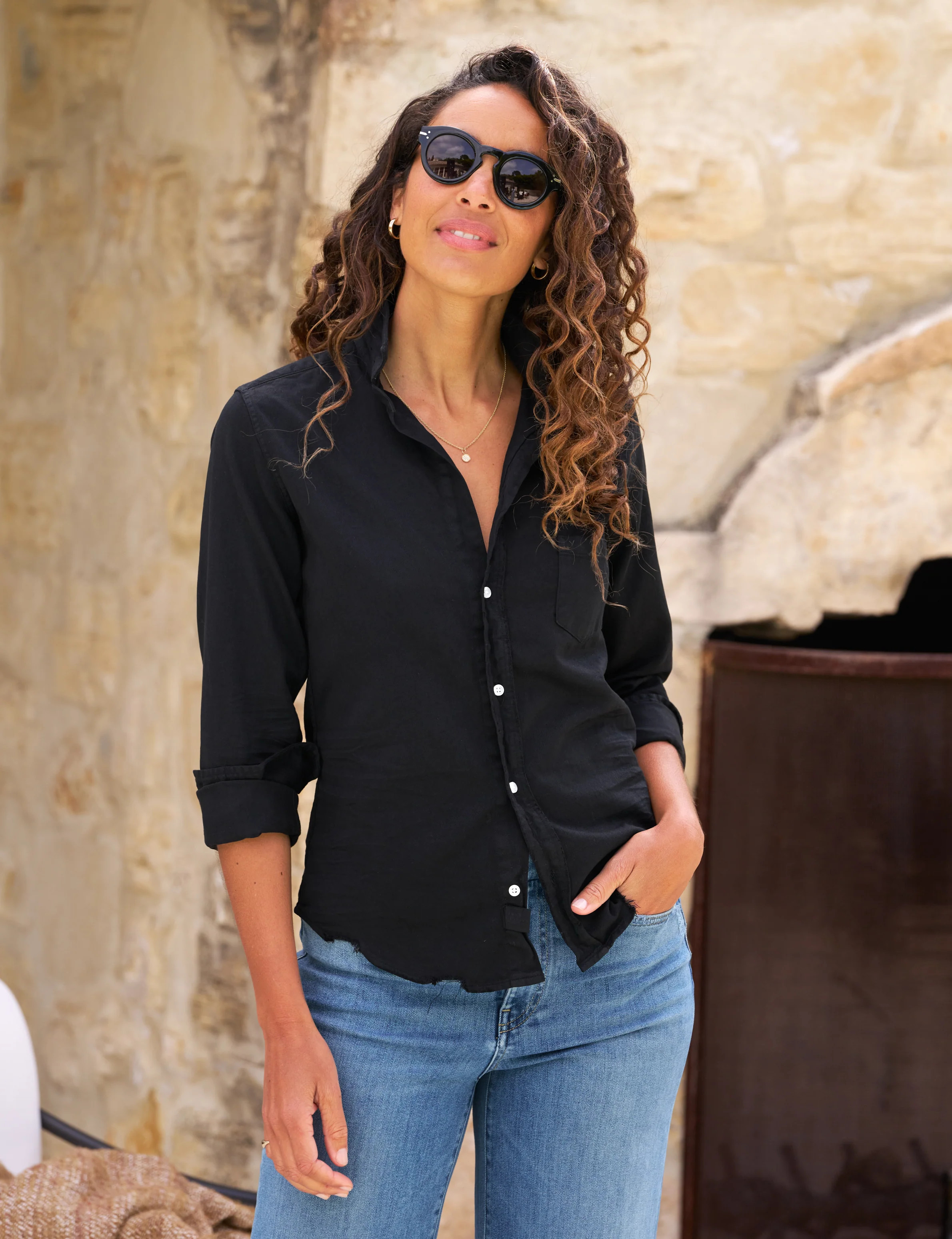 BARRY Black, Famous Denim | Frank & Eileen