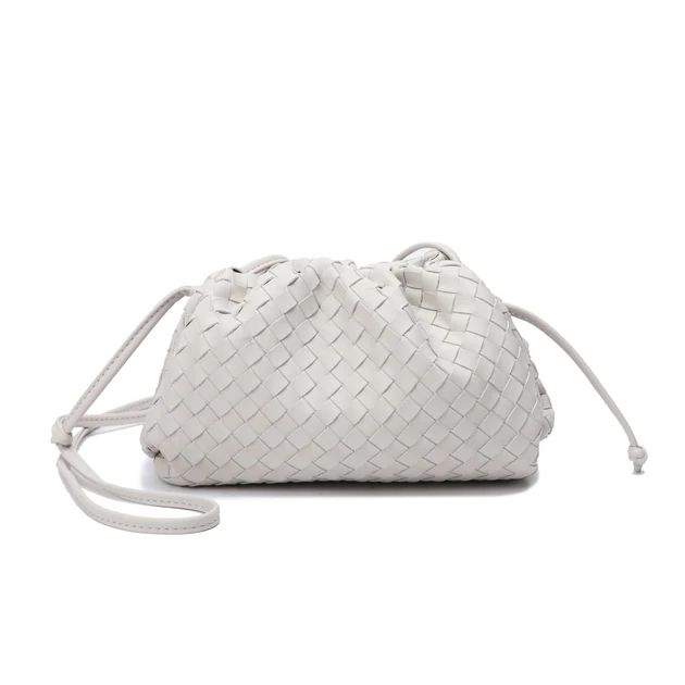Tiffany & Fred Full Grain Woven Leather Pouch/ Shoulder/ Clutch Bag | Shop Premium Outlets