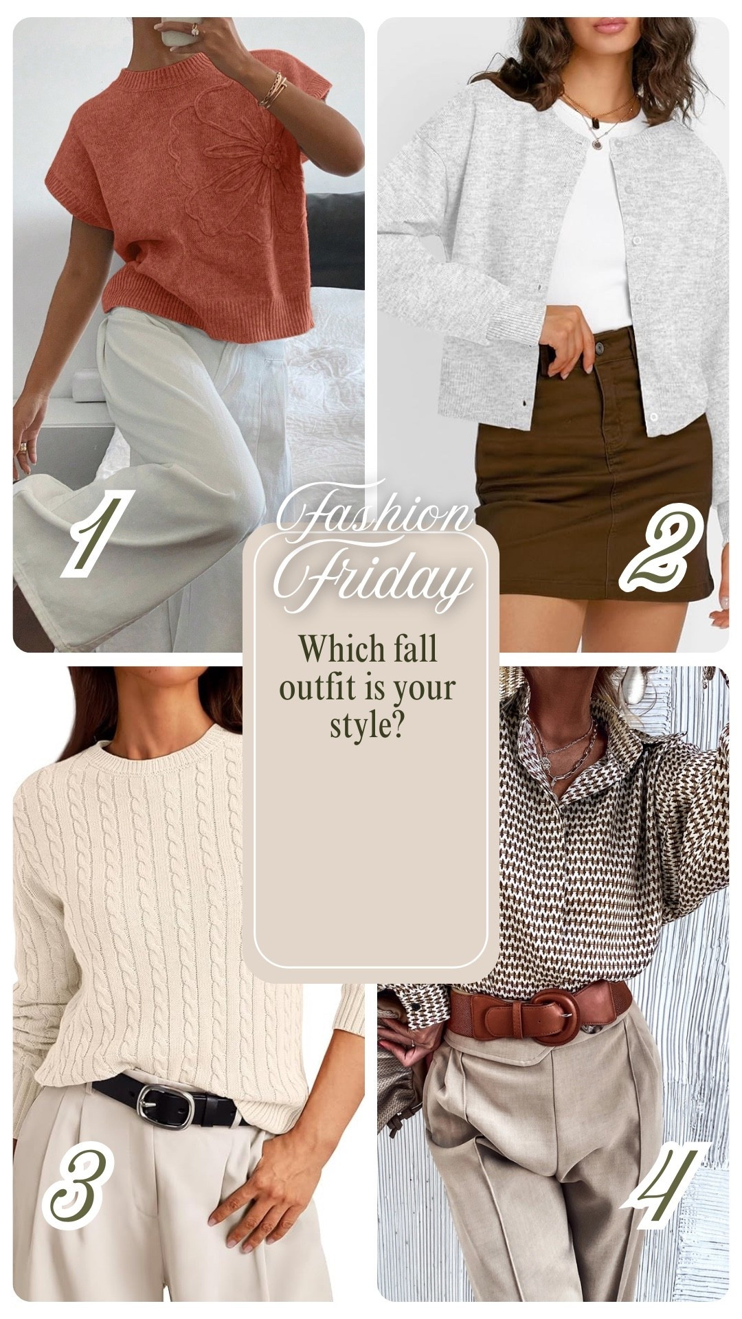 Fall outfit inspiration 

#LTKSeasonal #LTKStyleTip #LTKWorkwear