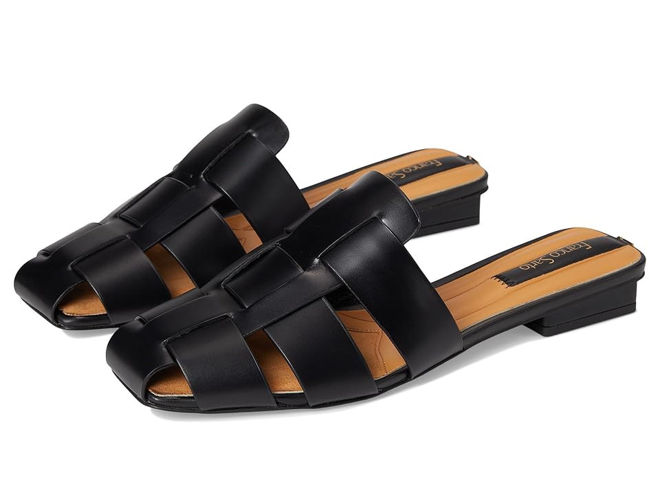 Franco Sarto L-tavana Mule Women's Shoes Black : 5 M, Leather | Zappos