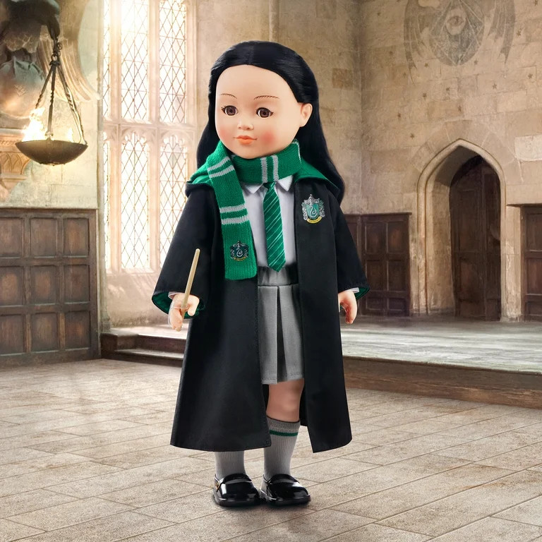 Harry Potter ™ Slytherin ™ School Uniform with Wand for 18-inch Dolls Toys Kids 5 Years + | Walmart (US)