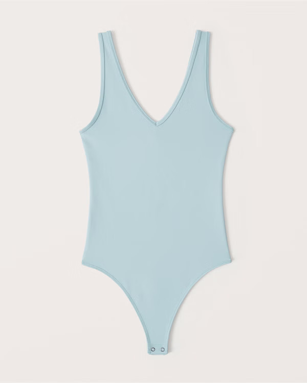 Seamless V-Neck Bodysuit | Abercrombie & Fitch (US)