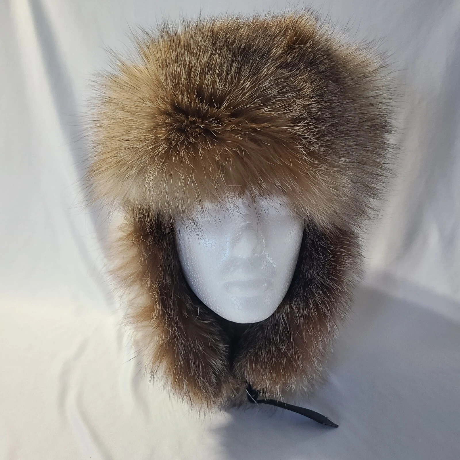 Norko Real Raccoon Fur Trapper Hat Size Medium 7-7.5" USA Insulated Warm & Soft  | eBay | eBay US