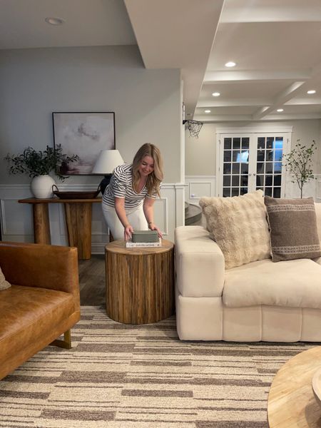Our basement side table, sectional, rug and console table are all included in WAY DAY sale up to 80% off, + FREE shipping! Take advantage of the sale to buy those bigger pieces you have been eyeing! @wayfair #wayday #LTKxWAYDAY #wayfairpartner 

#LTKsalealert #LTKhome
