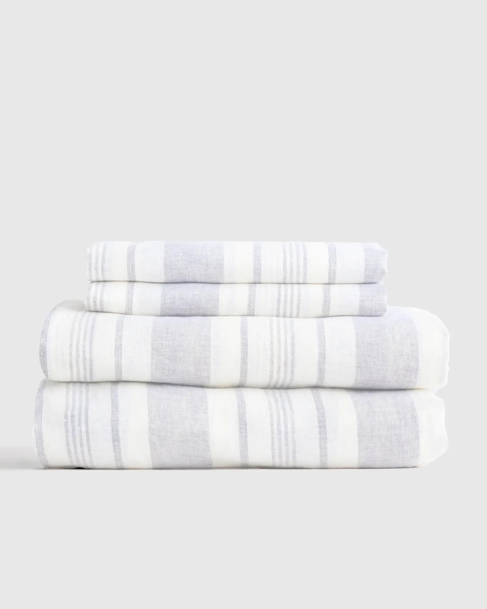 European Linen Modern Stripe Sheet Set | Quince