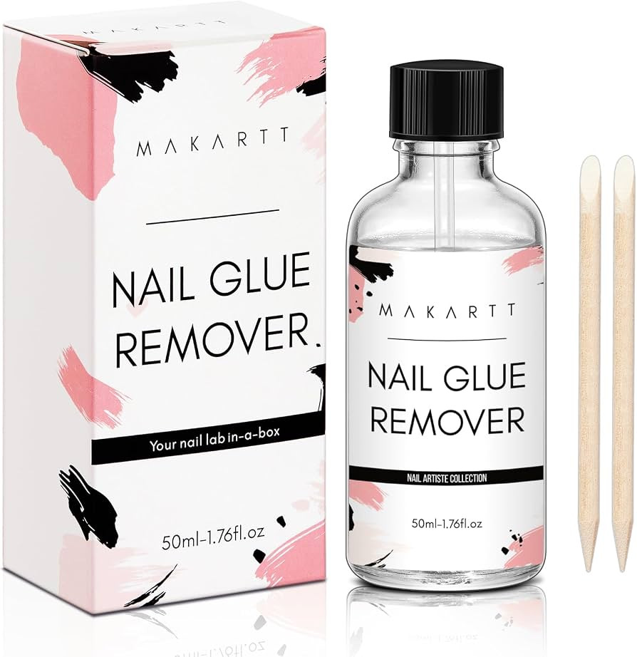 Makartt Nail Glue Remover: for Acrylics Press Ons - 50ML Debonder Without Acetone, Can't Remove G... | Amazon (US)