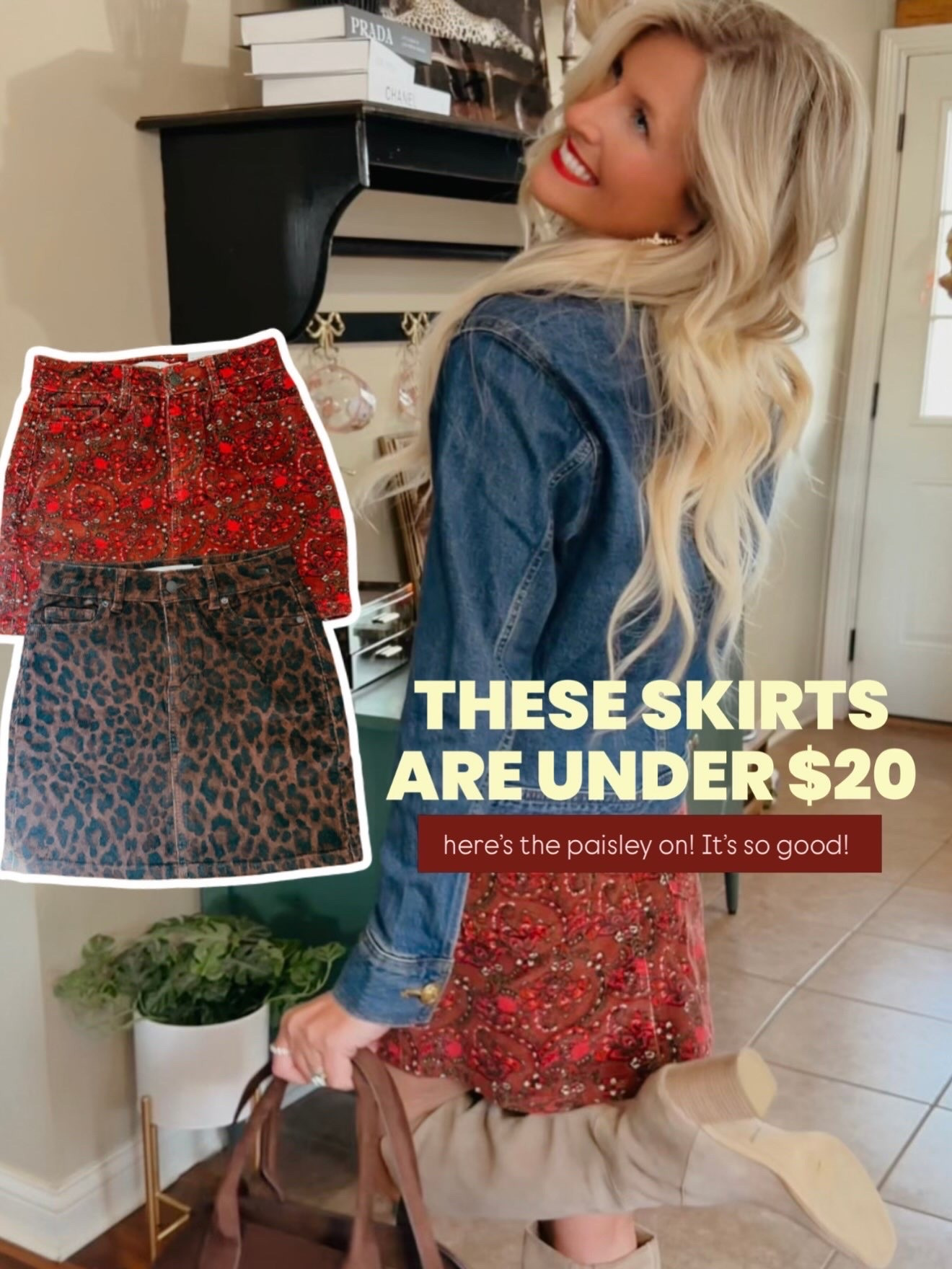 THESE SKIRTS ARE UNDER $20 👀🐆❤️ Leopard AND paisley?! I’m sold. And they both have matching jackets if you want to make them a full set!

#WalmartFashion #WalmartFinds #FallFashion #CorduroySkirt #AffordableFashion

Walmart corduroy skirt, Walmart leopard skirt, Walmart paisley skirt, fall skirts under $20, affordable fall fashion, Walmart matching sets, Walmart fall outfits

#LTKootd
