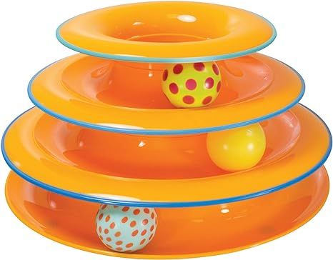 Petstages Cat Tracks Cat Toy - Fun Levels of Interactive Play - Circle Track with Moving Balls Sa... | Amazon (US)