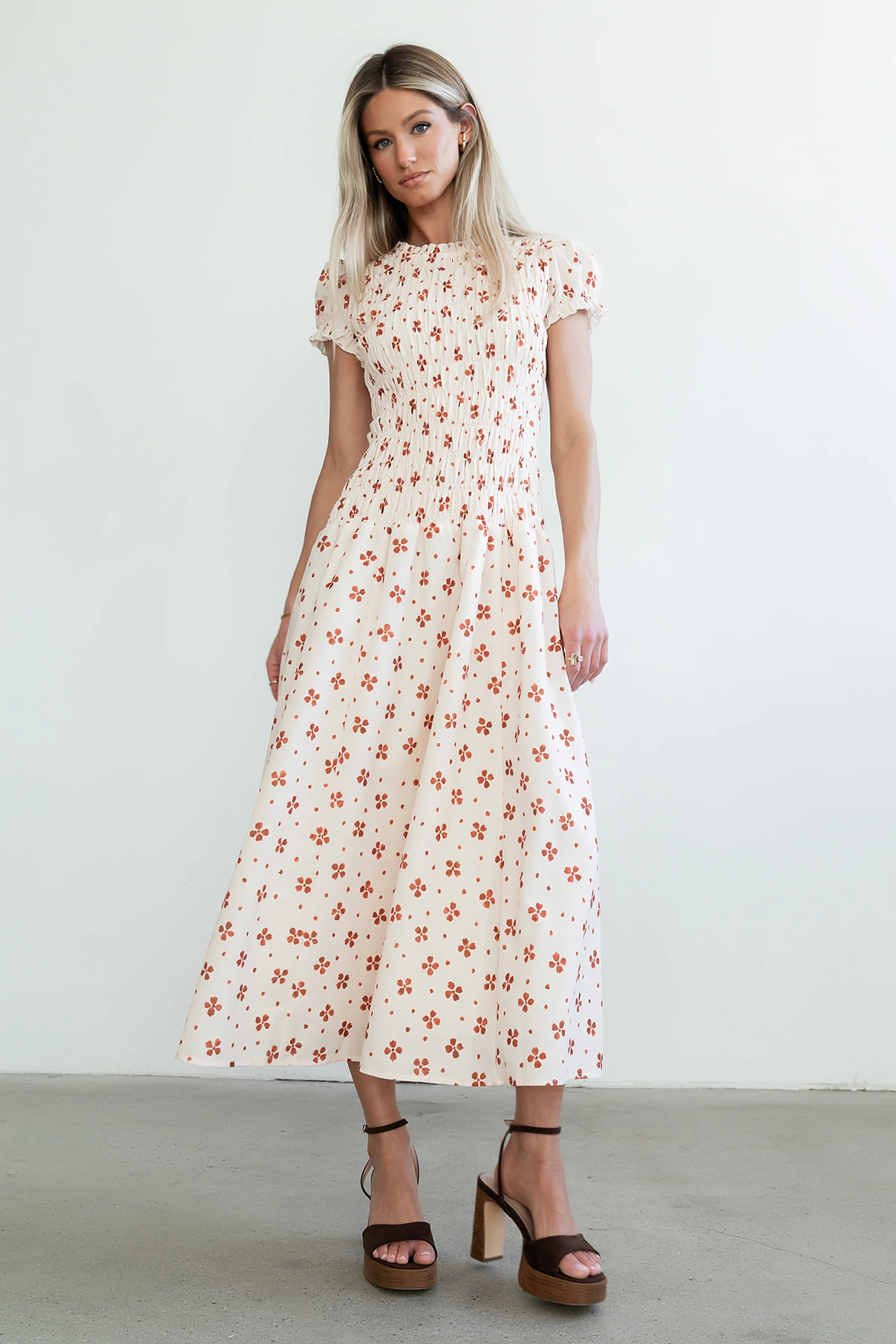 Opal Maxi Dress in Beige | Böhme US