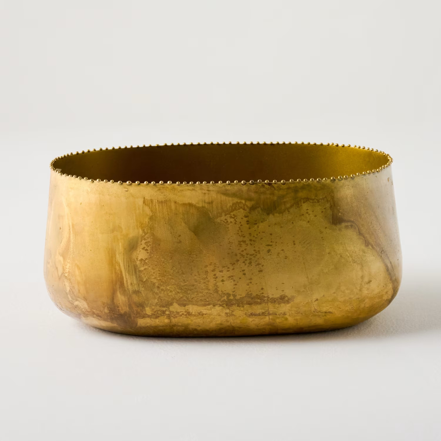 Oval Brass Planter | Magnolia
