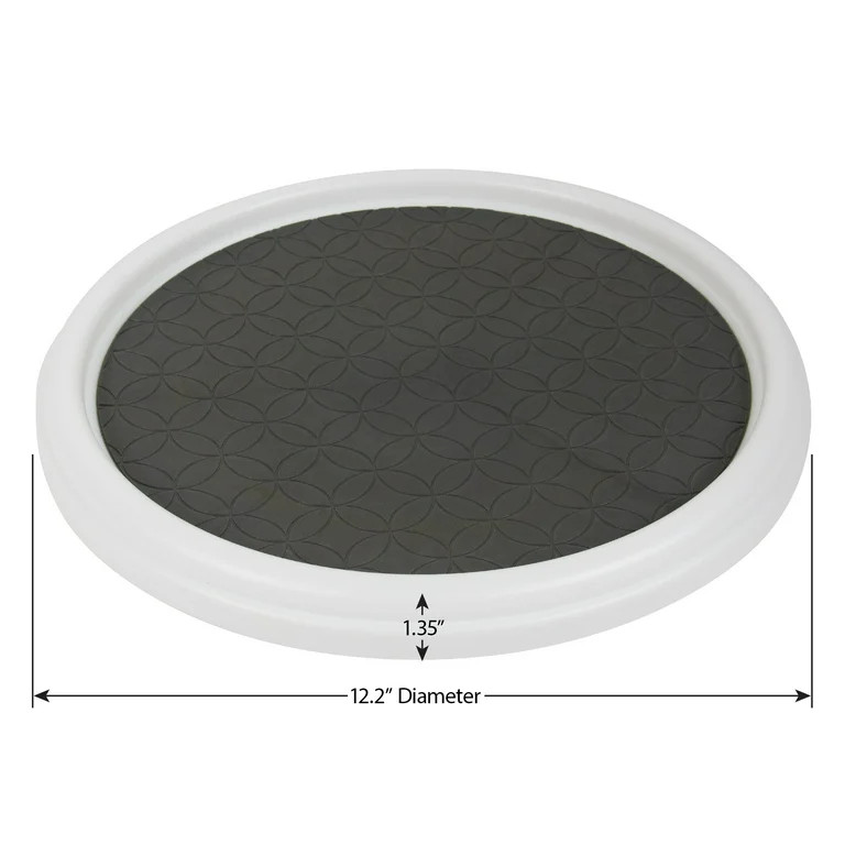 Mainstays 1 Tier Plastic 12in Diameter Nonskid Turntable | Walmart (US)