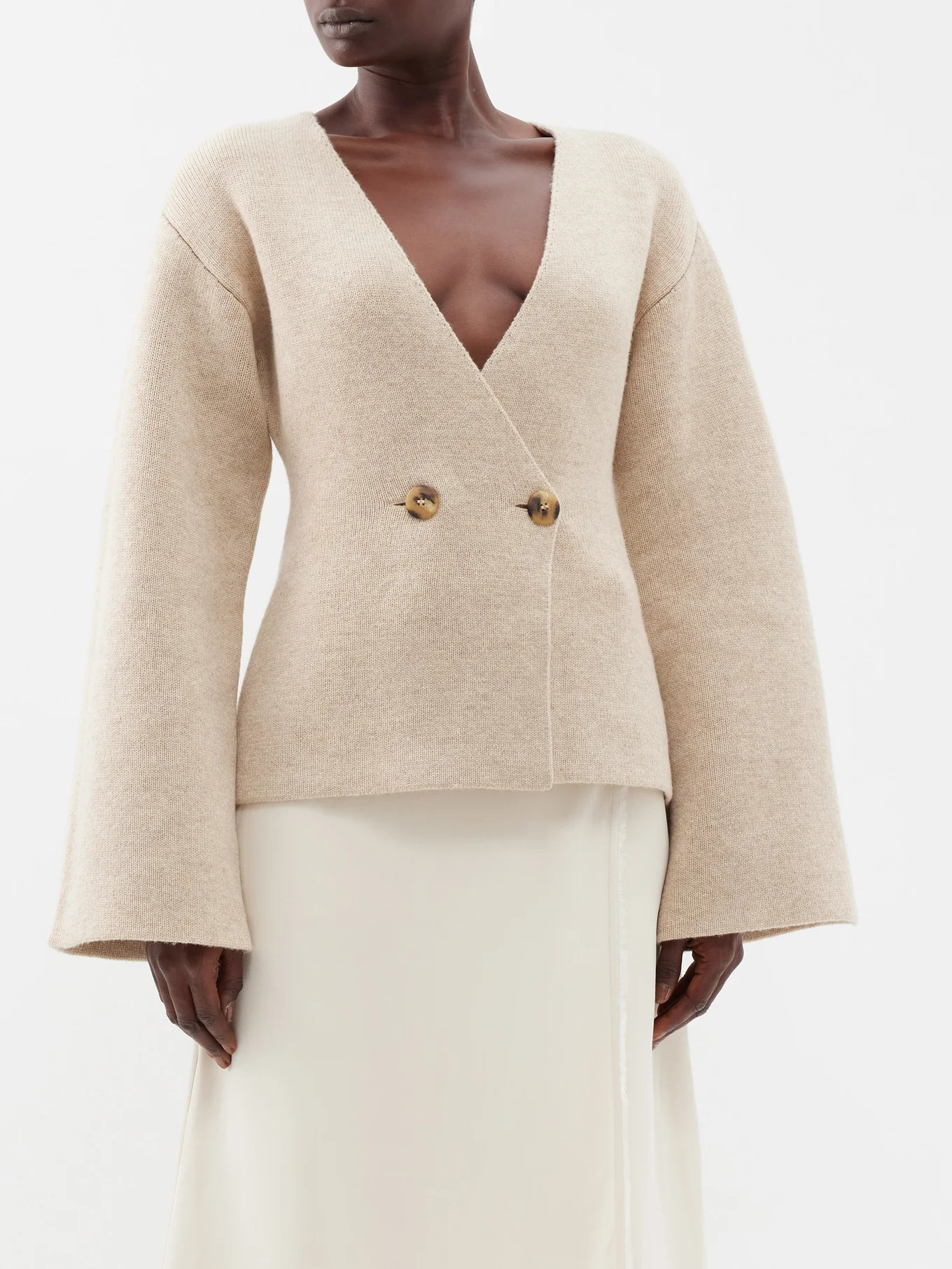 Tinley wool-blend cardigan | By Malene Birger | Matches (US)