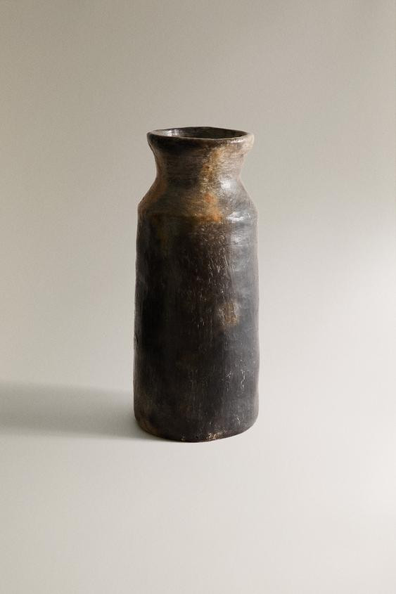 CYLINDRICAL CERAMIC VASE | Zara FR