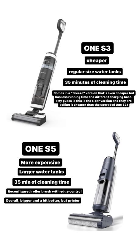 My very favorite cleaning tool in our house!! I could ask about the difference between these two models all the time because we have both, and these are my thoughts. Just get the one that’s cheaper at the time! The prices change on Amazon all  the time.

#LTKhome