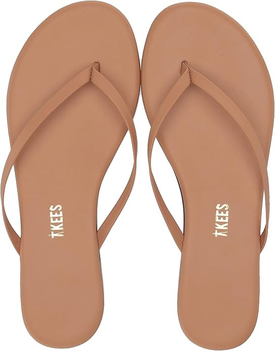 Amazon.com | TKEES Women's Liners Flip Flop, Biscuit, 10 M US | Flip-Flops | Amazon (US)