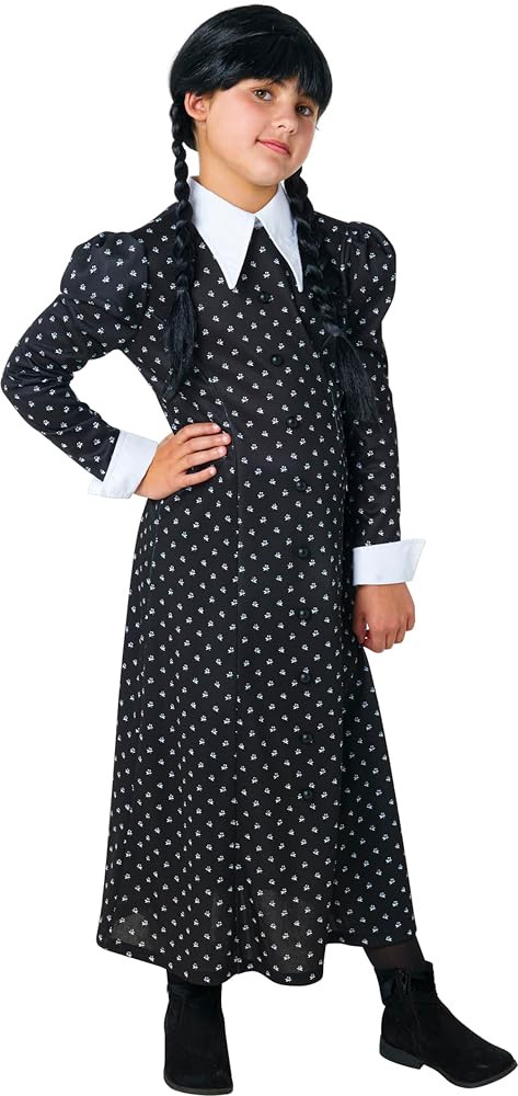 Rubies Girl's Wednesday Tv Show Wednesday Addams Costume Dress | Amazon (US)