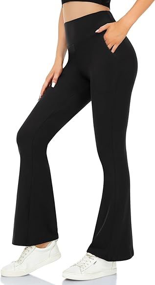GROTEEN Flare Leggings for Women-Bootcut Yoga Pants for Women High Waisted Workout Bootleg Work P... | Amazon (US)