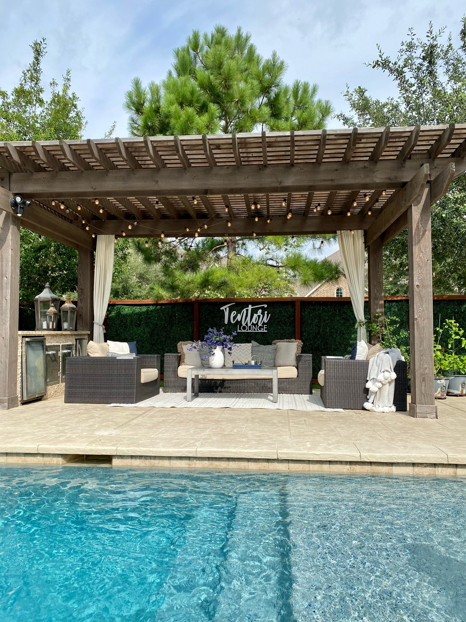 Happy Fourth of July! ♥️🤍💙


#outdoor decor
#poolside
#pergola
#outdoor furniture 
#my Texas house rug

#LTKSeasonal #LTKswim #LTKhome