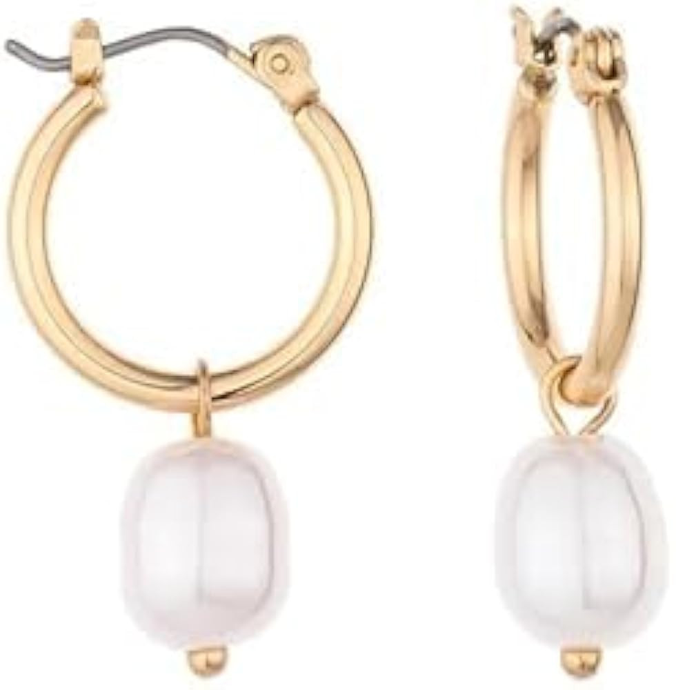 Ettika 18K Gold, Silver, or Rhodium Plated Hoop Earrings - Lightweight Timeless Small to Large Ho... | Amazon (US)