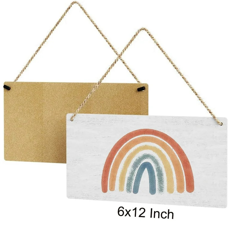 Wood Sign 6x12 Inch Fall Decoration Fall For Jesus He Never Leaves Sign Hanging Wood Plaque Sign ... | Walmart (US)