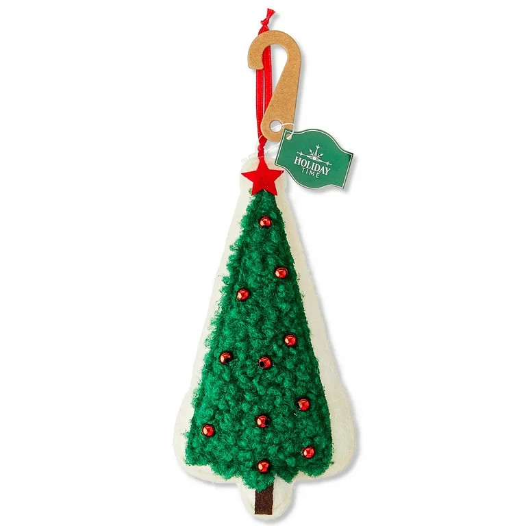Green Tree Christmas Ornament, Joyel Theme, 5.9", by Holiday Time | Walmart (US)
