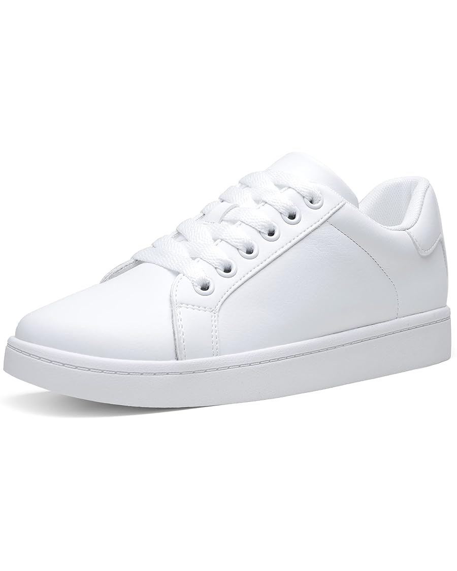Vepose Women's 8003 Fashion Lace Up Comfortable Casual Tennis Sneakers | Amazon (US)
