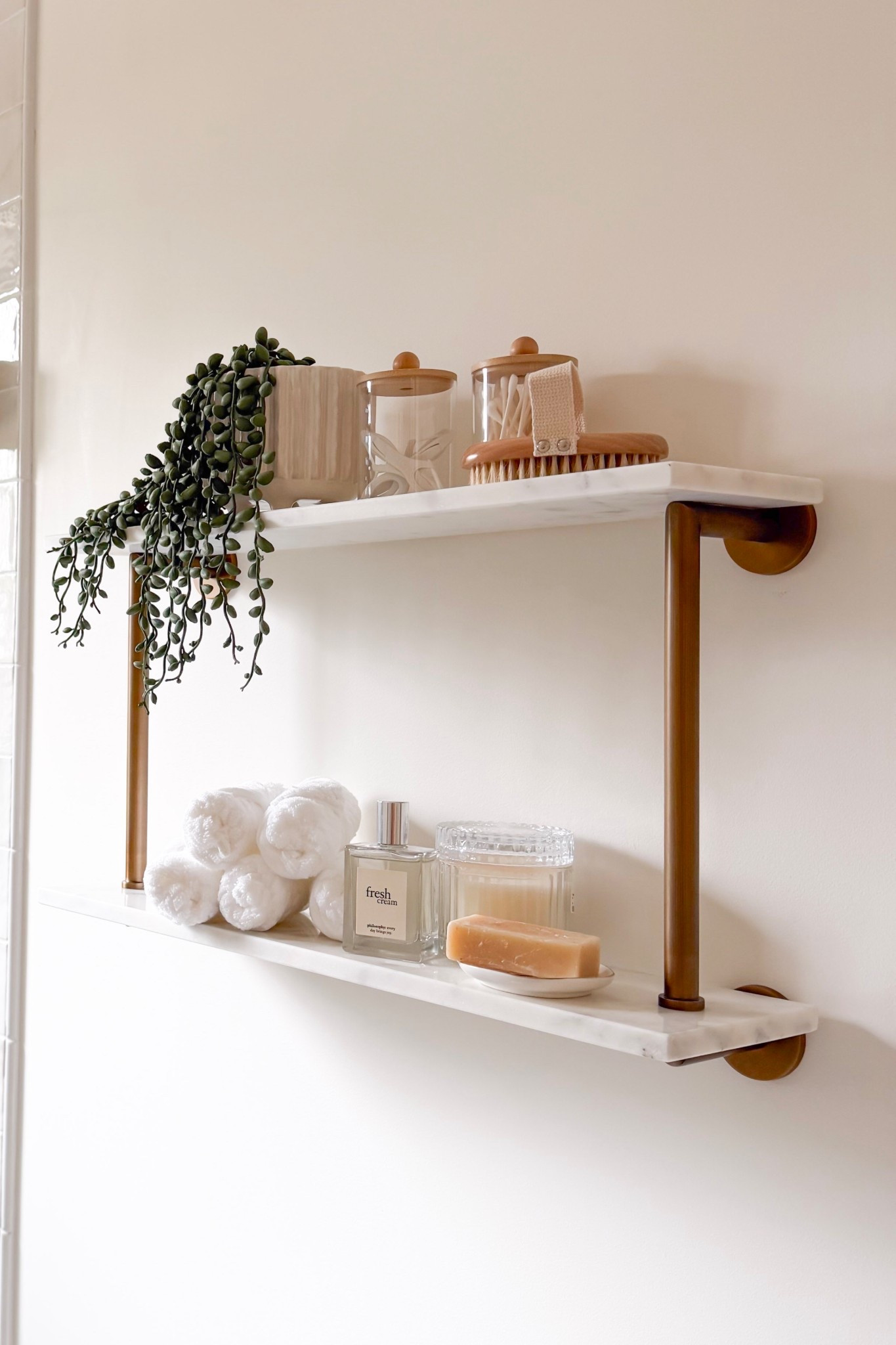 New bathroom shelf at the cabin!

Home, home decor, home finds, home accents, shelves, shelf, marble, brass, bathroom, bathroom decor, luxe bathroom, cabin, modern home, neutral home, organic home 

#LTKdayinmylife #LTKHome #LTKSeasonal
