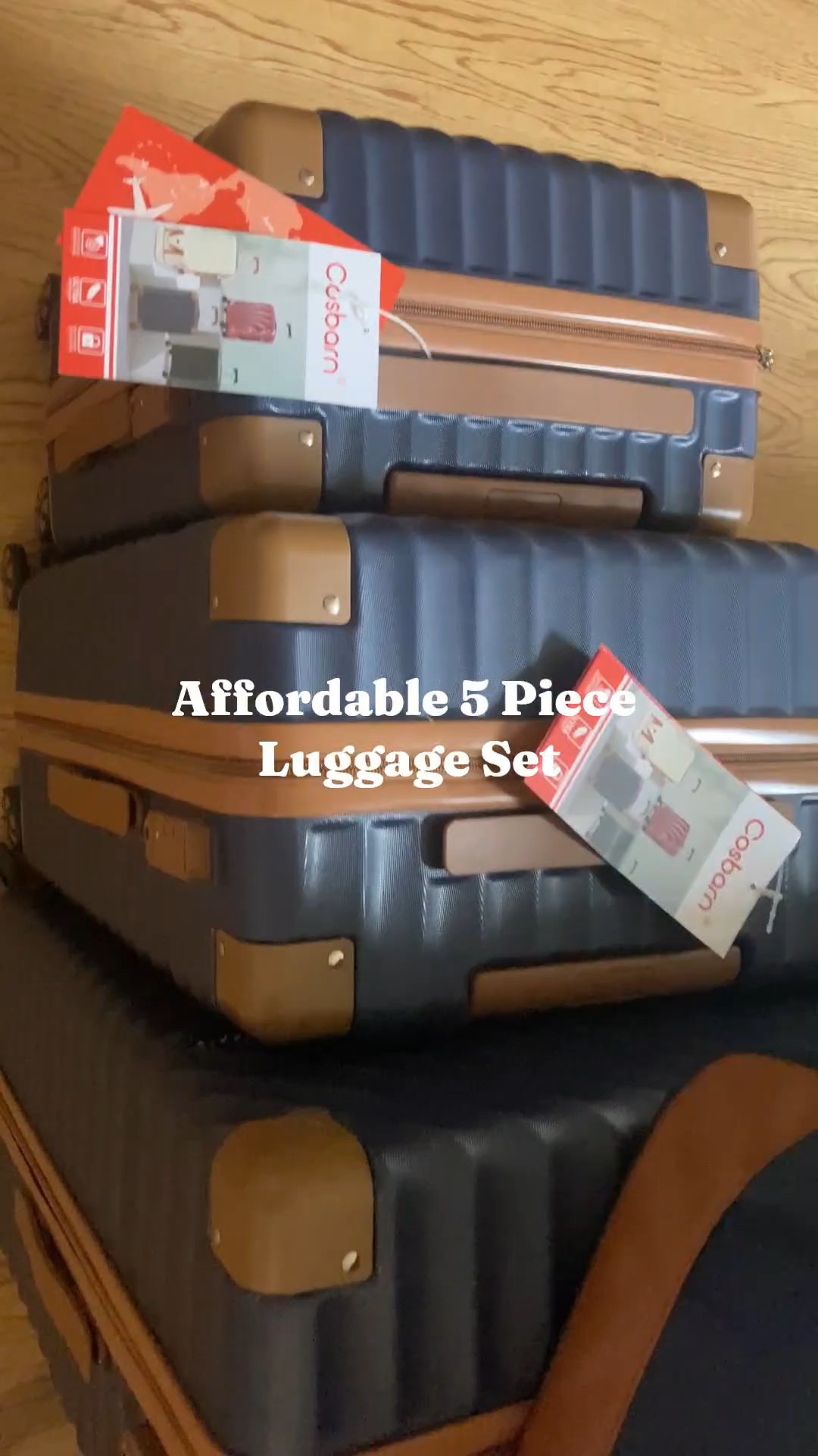 Travel in style with this 5-piece luggage set ✈️ Perfect for family trips, weekend getaways, and organized packing. Lightweight, durable, and designed with smooth rolling wheels + spacious compartments. A must-have travel essential for moms, busy families, and frequent flyers. Perfect to fit all of your vacation, summer, business, spring or travel outfits! A great Mother's Day gift idea for a mom who loves to travel! Affiliate Link ⬇️ #travelessentials #luggageset #familytravel 

#LTKMothersDay #LTKTravel