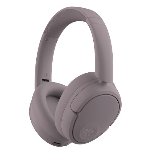 JLab JBuds Lux ANC Wireless Headphones, Mauve, Hybrid Active Noise Cancelling, Customizable Sound, Spatial Audio Compatible, Premium Over-Ear Bluetooth Headset | Amazon (US)