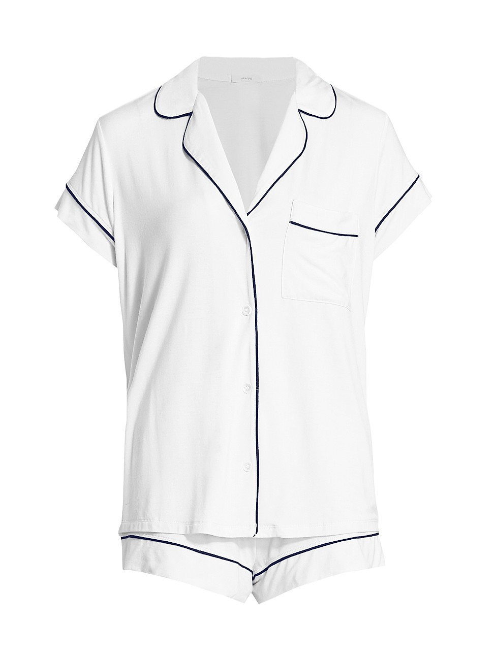 Eberjey Women's Gisele 2-Piece Short Pajama Set - Ivory - Size XS | Saks Fifth Avenue