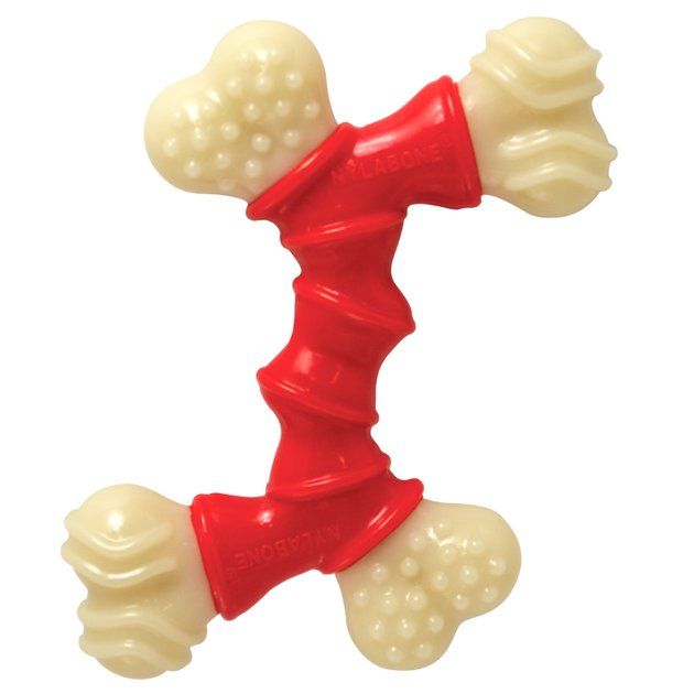 NYLABONE Power Chew Double Bone Long-Lasting Bacon Flavored Dog Chew Toy X-Large - Chewy.com | Chewy.com