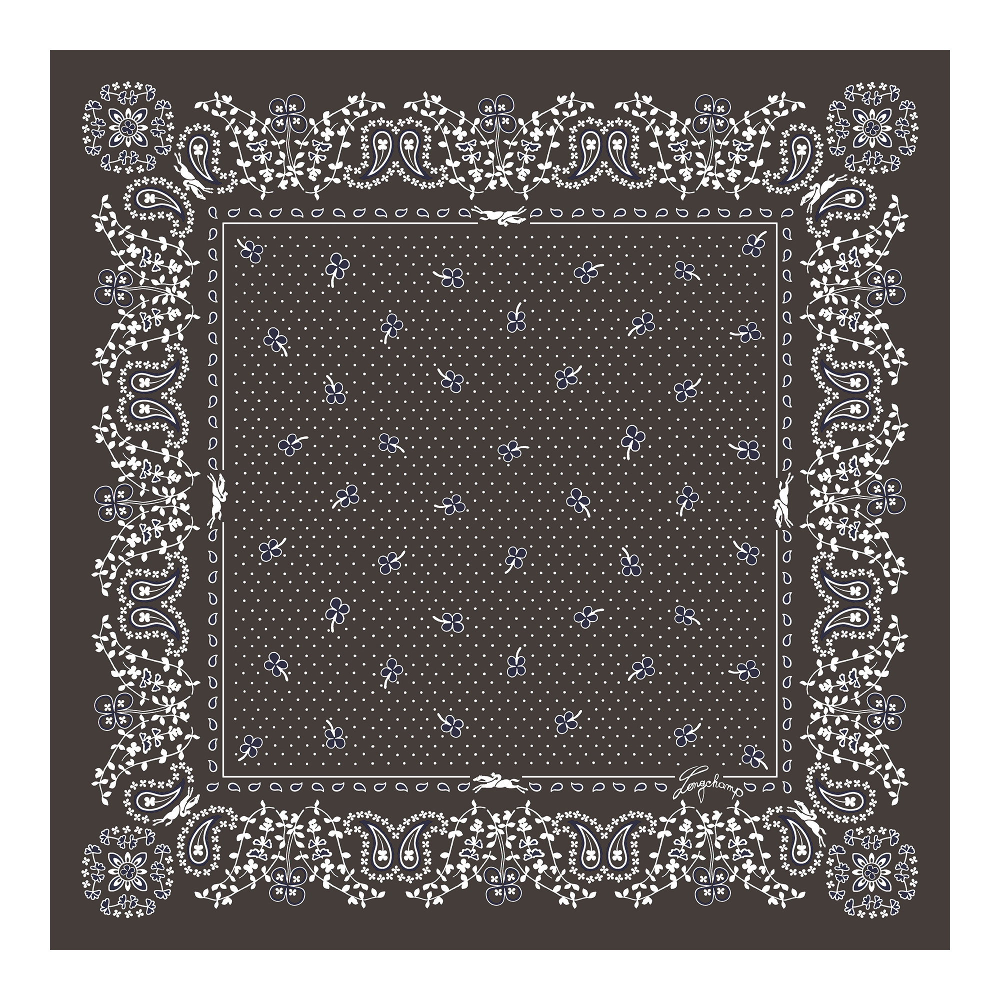 French Bandana Silk scarf 50 | Longchamp