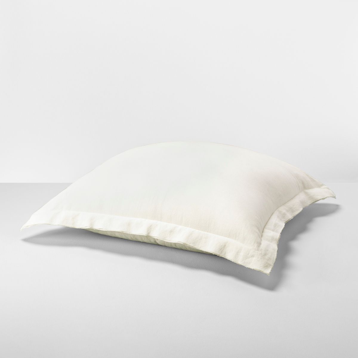 26"x26" Cotton & Linen Blend Euro Pillow Cream - Hearth & Hand™ with Magnolia | Target