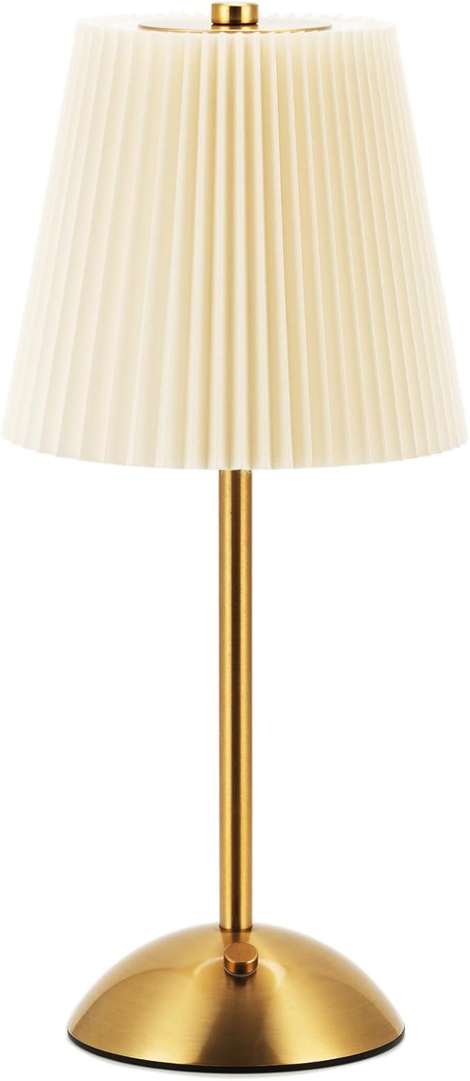 Cordless Rechargeable Table Lamp 3-Color Dimmable Touch Control, 3000mAh Battery Operated Portabl... | Amazon (US)