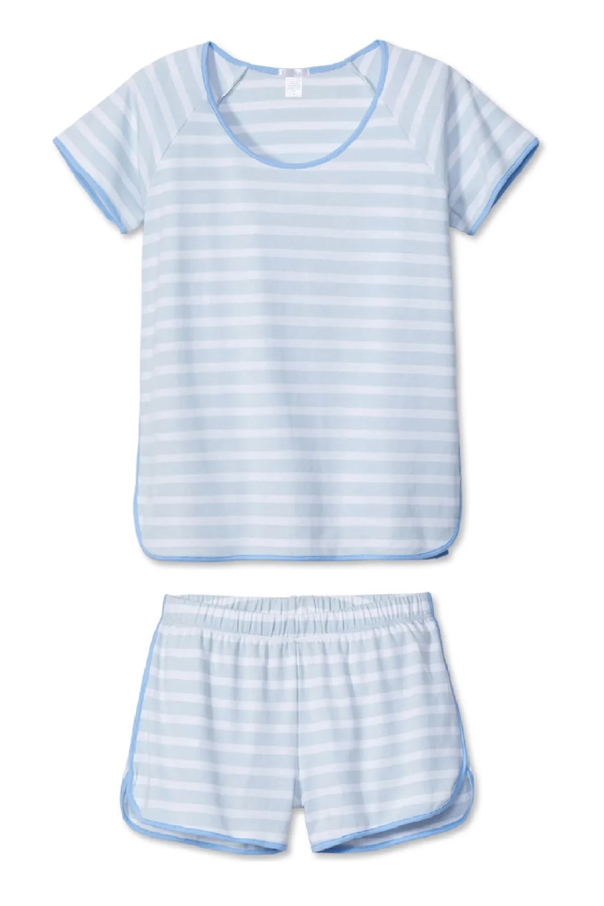 Pima Shorts Set in Lily | LAKE Pajamas