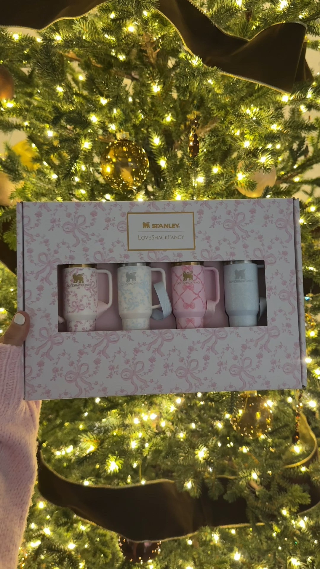 Stanley x LoveShackFancy Ornaments Sets now $32 originally $50