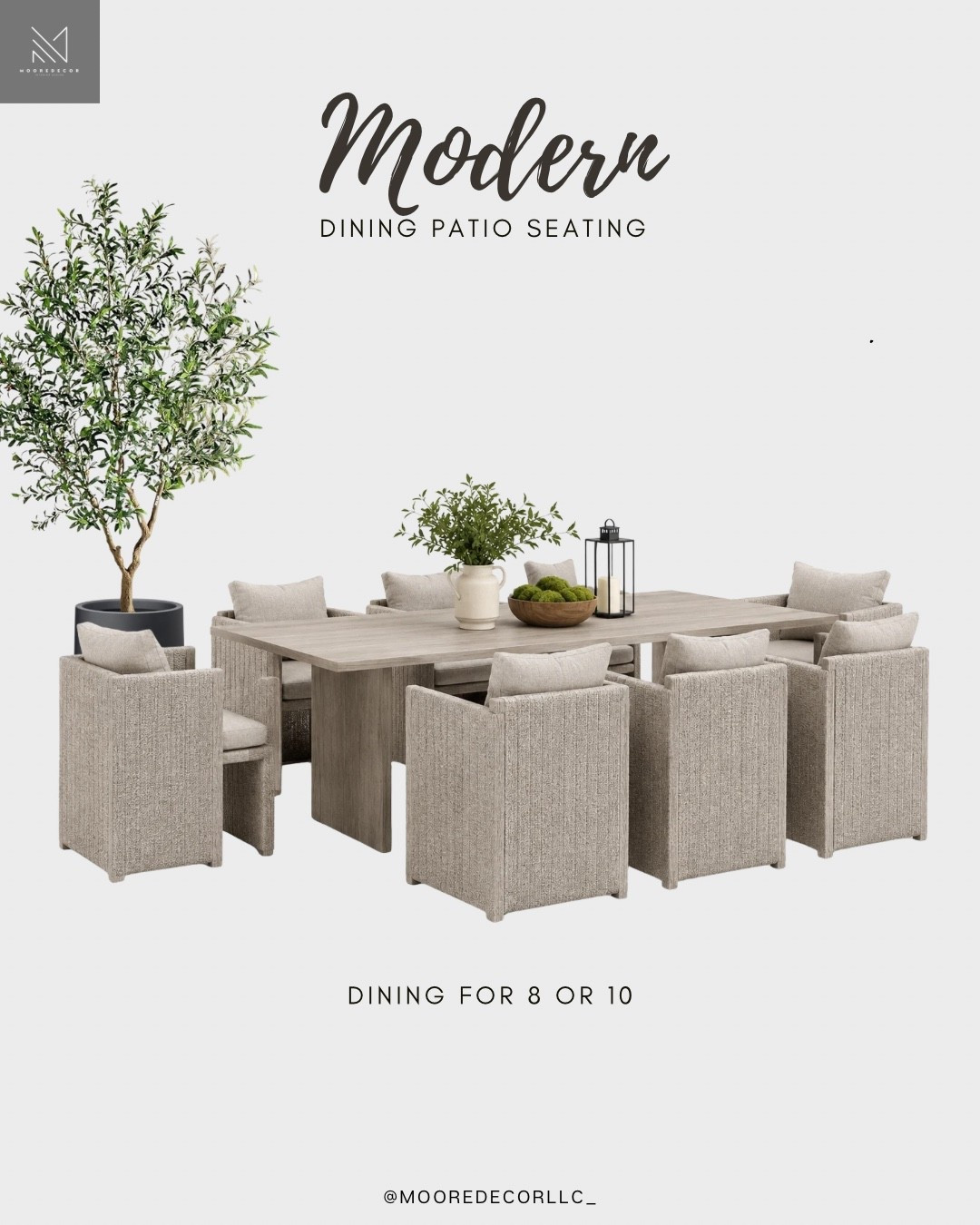 An inviting outdoor dining concept designed for gathering with family and friends. Featuring warm wood tones, textured seating, and organic styling details for a timeless modern outdoor look.

#LTKHome