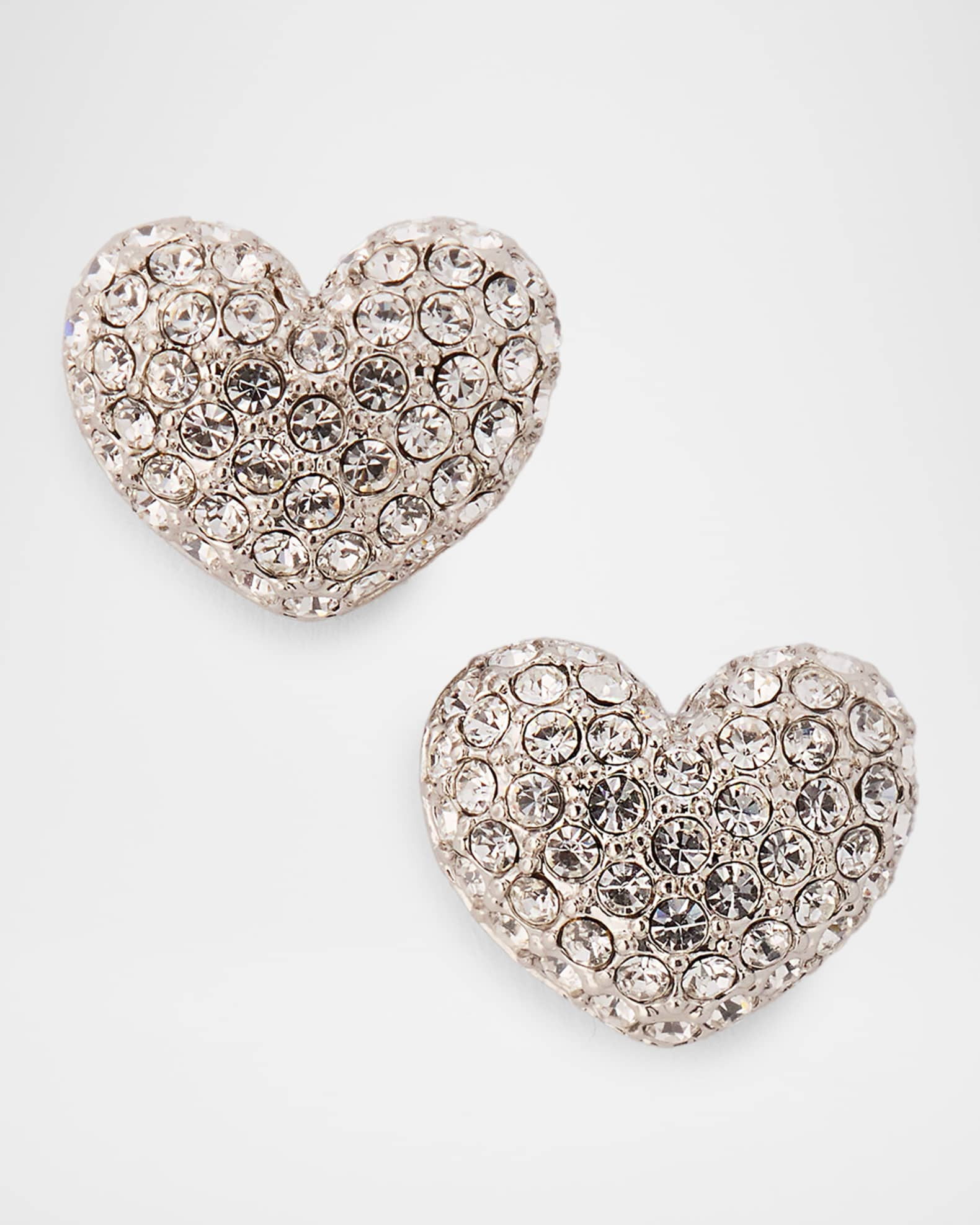 The Heart Pave Earrings | Neiman Marcus