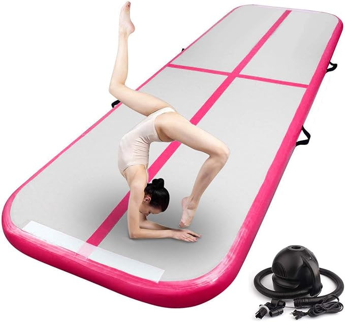 FBSPORT 13ft/16ft/20ft/23ft/26ft Inflatable Air Gymnastics Mat Training Mats 4/8 inches Thickness... | Amazon (US)