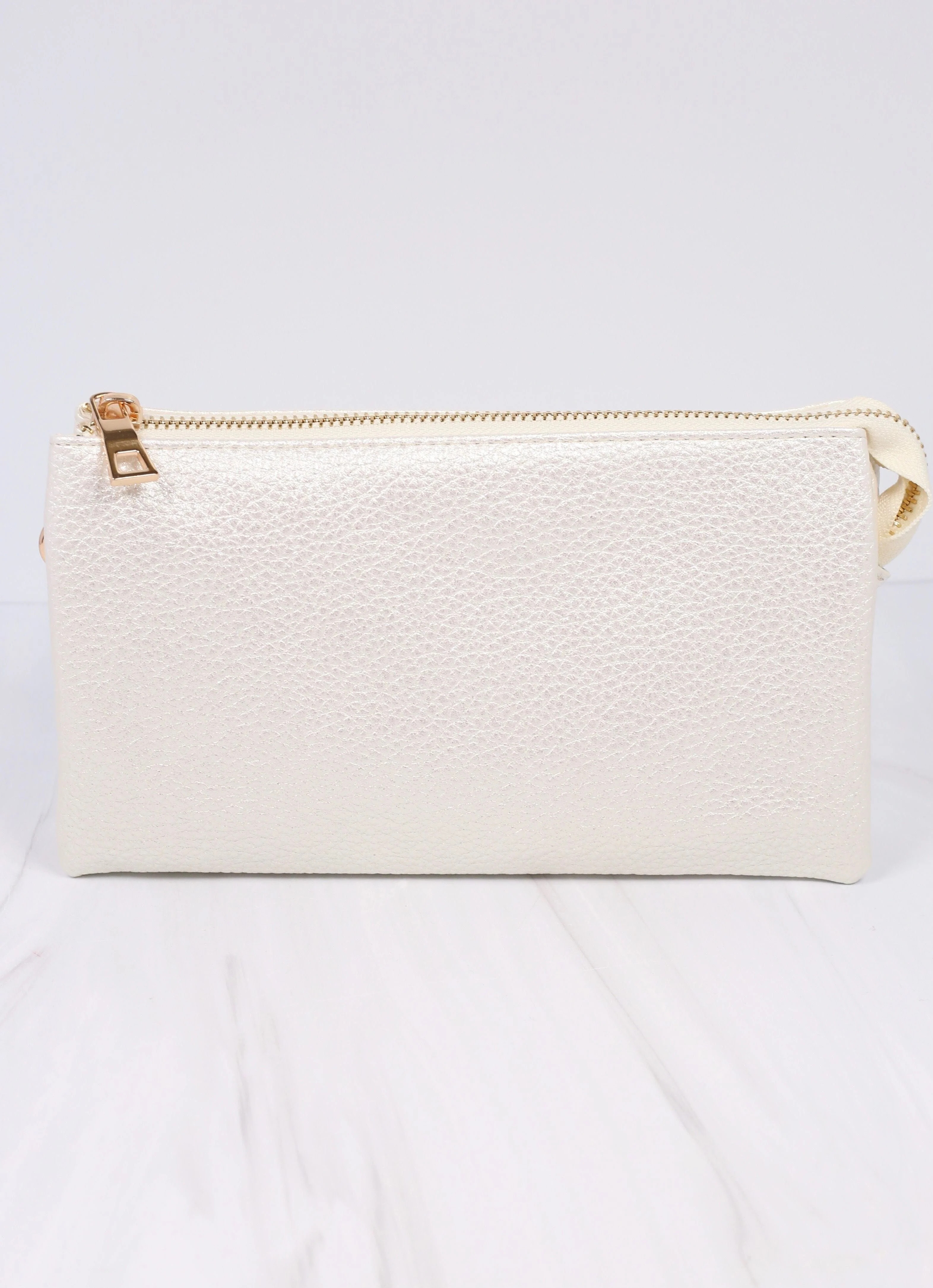 Liz Crossbody Bag Pearl | Caroline Hill