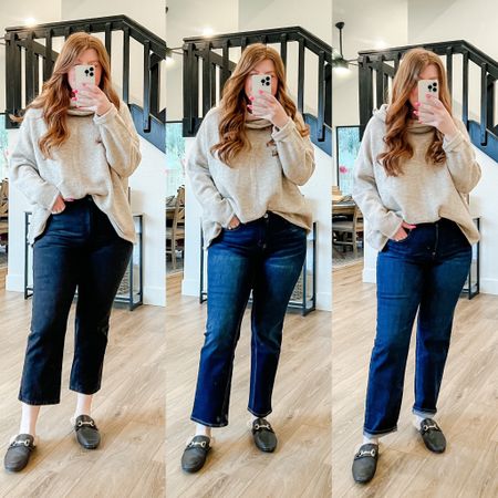 Walmart jeans I’m loving! Straight leg jeans. Cropped jeans. Walmart fashion. Walmart fashion. 

#LTKSeasonal #LTKstyletip #LTKunder50