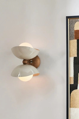 Emile Chrome Double Sconce Wall Light | Anthropologie (US)