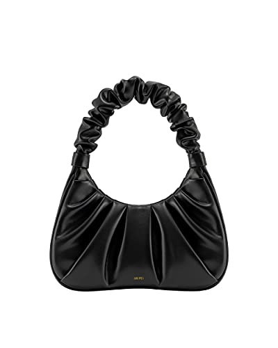 JW PEI Women's Gabbi Ruched Hobo Handbag - Black | Amazon (US)