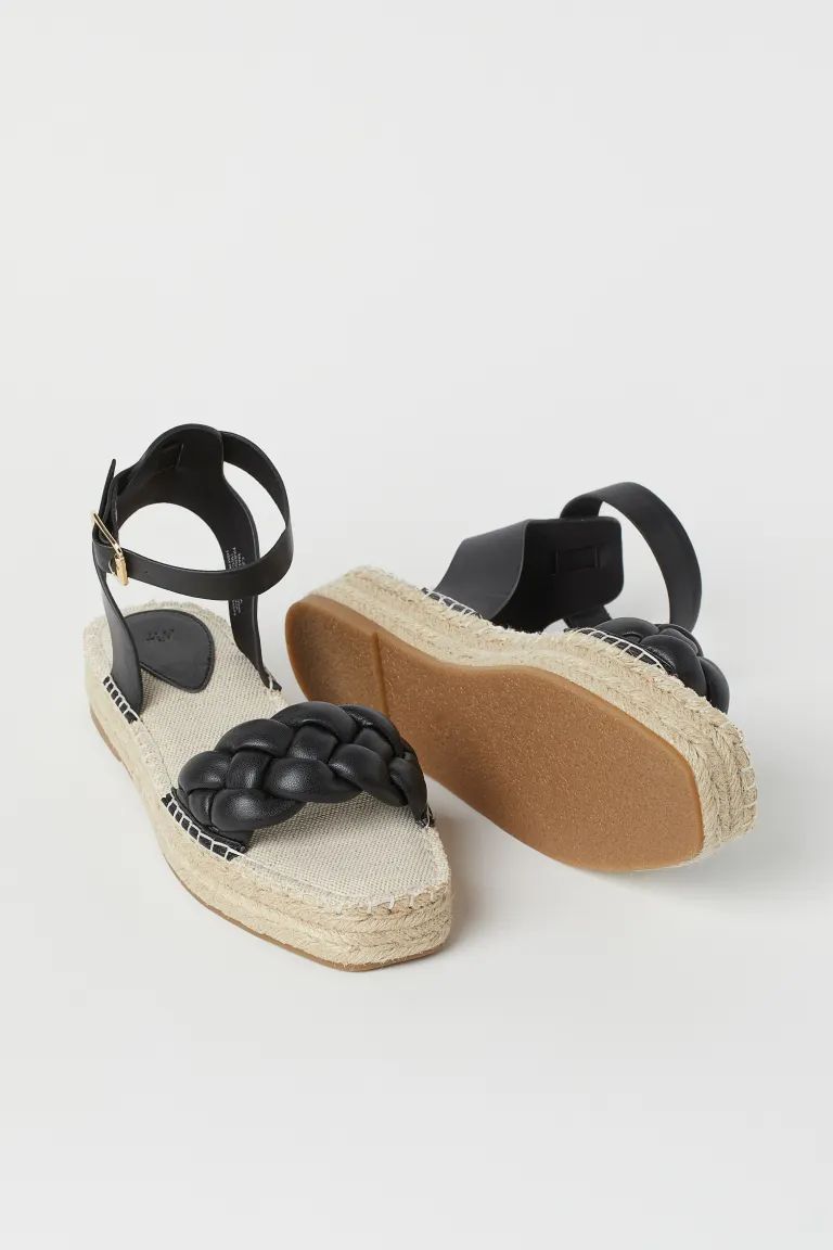 Platform Espadrille Sandals | H&M (US + CA)