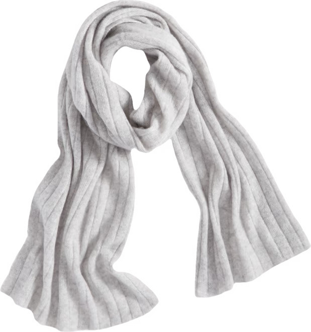 Ribbed 100% Cashmere Scarf | Macy's