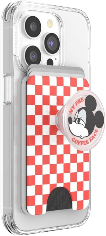 PopSockets Phone Wallet with Expanding Grip and Adapter Ring for MagSafe, Phone Card Holder, Wire... | Amazon (US)