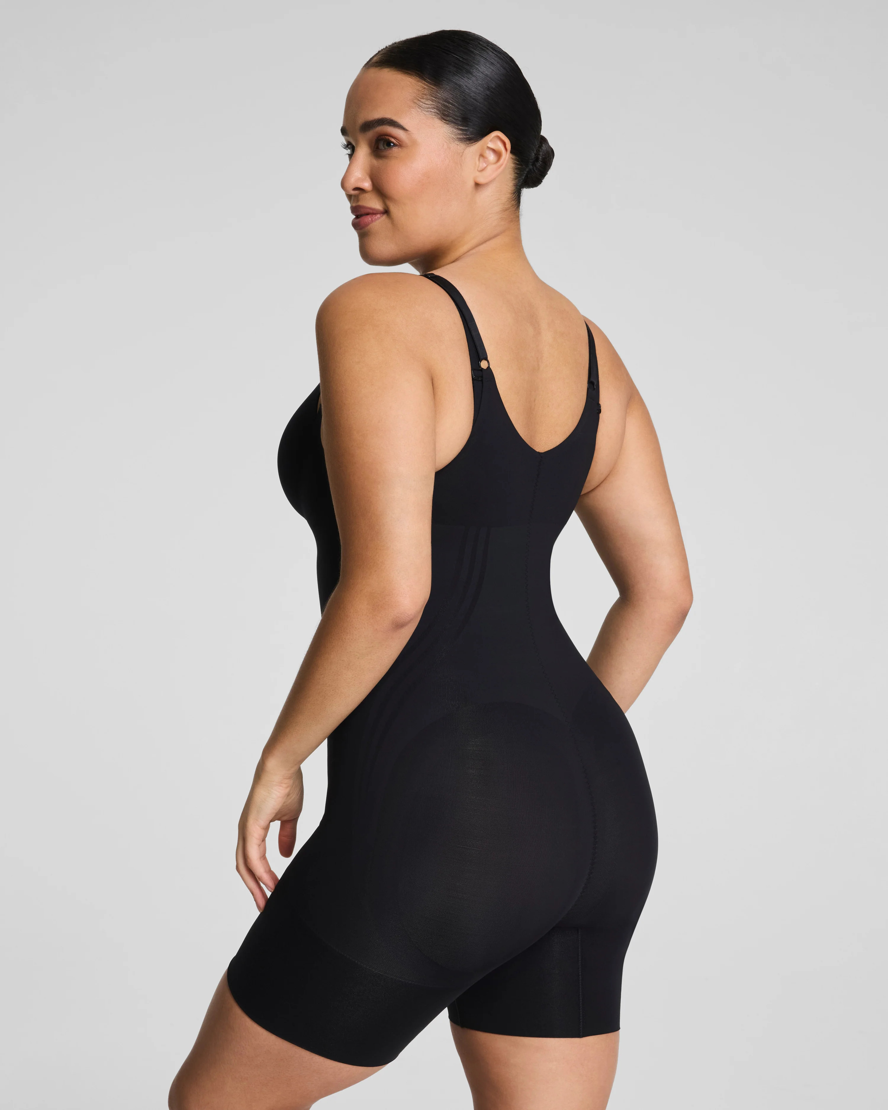 SPANXsculpt™ GoFigureOpen-Bust Mid-Thigh Bodysuit | Spanx