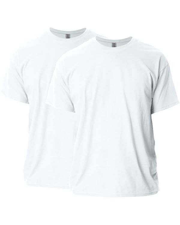 Gildan Unisex Adult Ultra Cotton T-Shirt, Style G2000, Multipack | Amazon (US)