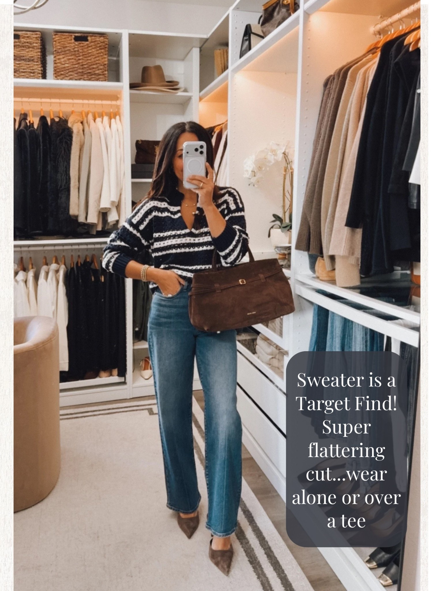 Sweater is a Target find! Easy and comfortable ⭐️ everything TTS 

#LTKootd #LTKOver40 #LTKSeasonal