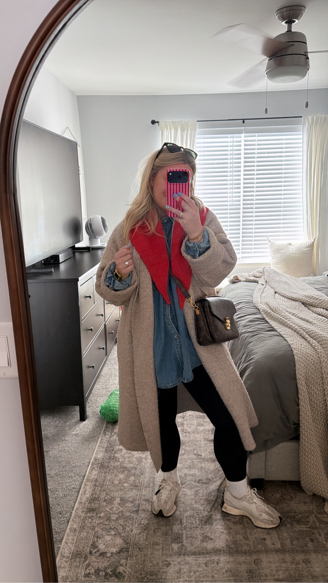 LOVE A POP OF RED!! And layers!!! 🧣

#LTKgrwm #LTKValentine #LTKSaleAlert